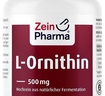 Zein Pharma L-Ornithine, 500mg - 120 caps Hot on Sale