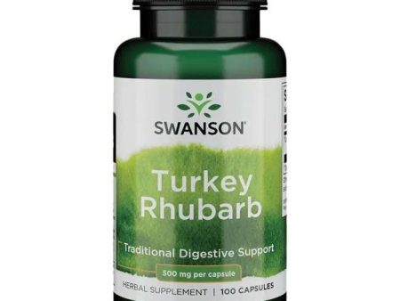 Swanson Turkey Rhubarb - 100 caps Sale