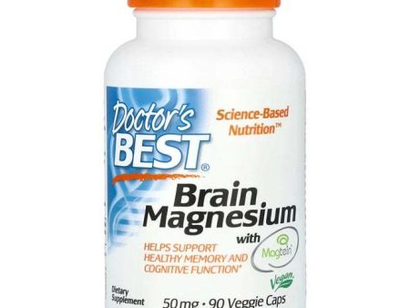 Doctor s Best Brain Magnesium with Magtein, 50mg - 90 vcaps on Sale