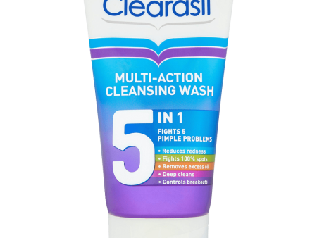 Clearasil 5-in-1 Multi-Action Cleansing Wash 150ml For Cheap