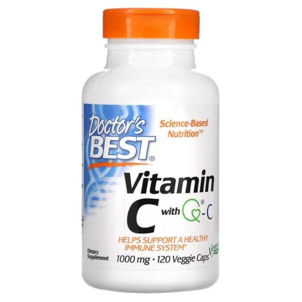 Doctor s Best Vitamin C with Q-C, 1000mg - 120 vcaps Hot on Sale