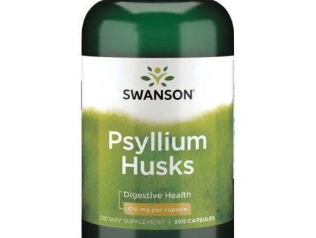 Swanson Psyllium Husks, 610mg - 300 caps Sale