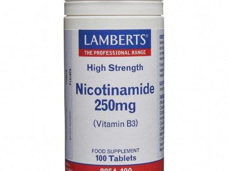 Nicotinamide (Vitamin B3) 250mg - 100 Tablets - Lamberts For Sale