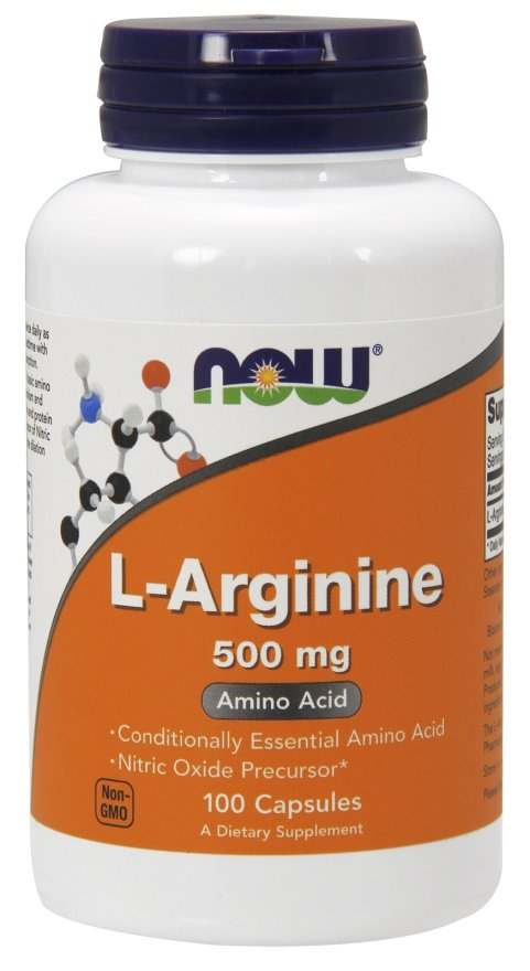 NOW Foods L-Arginine, 500mg - 100 caps Online Sale