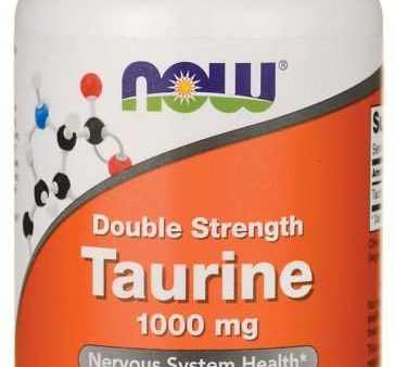 NOW Foods Taurine, 1000mg Double Strength - 100 vcaps Cheap