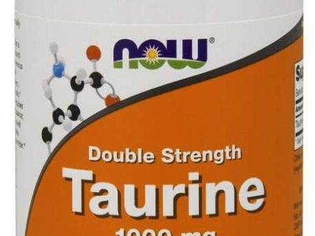 NOW Foods Taurine, 1000mg Double Strength - 250 vcaps Discount