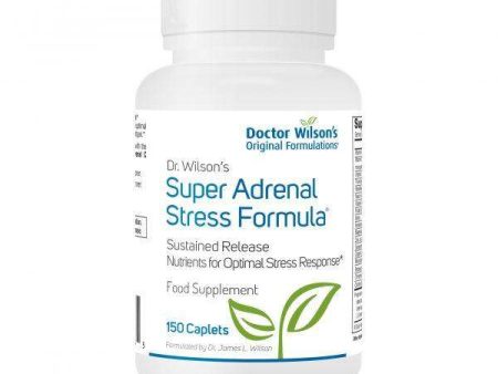 Super Adrenal Stress Formula, 150 Caplets - Dr Wilson For Discount