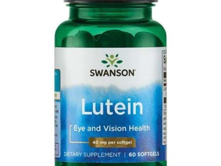 Swanson Lutein, 40mg - 60 softgels Sale