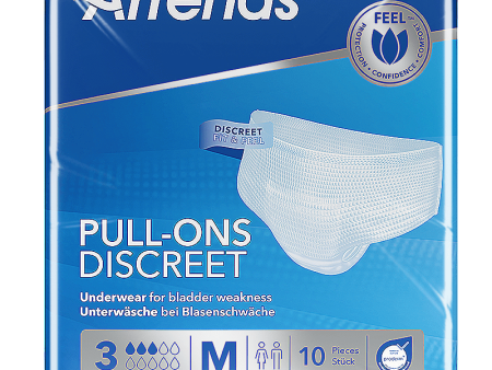 Attends Pull-Ons Discreet (Unisex) Underwear 3 Medium Pack of 10 Online