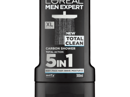 L Oreal Men Expert Total Clean Shower Gel 300ml Supply