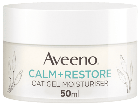 Aveeno Calm + Restore Oat Gel Moisturiser 50ml Online Sale