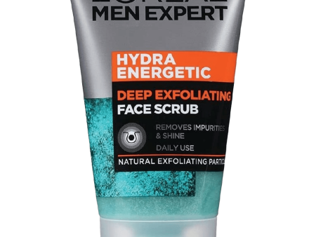 L Oreal Men Expert Hydra Energetic Exfoliating Face Scrub 100ml Cheap