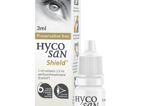 Hycosan Shield Preservative Free Eye Drops 3ml Discount