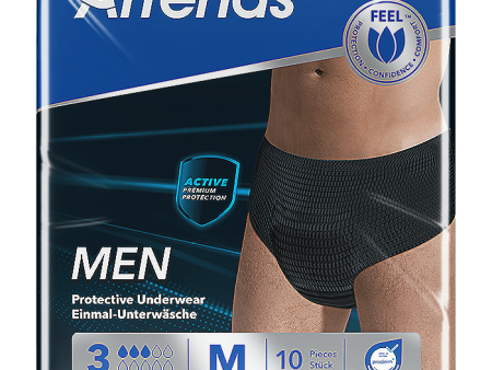 Attends Men Protective Underwear 3 Medium Pack of 10 Sale