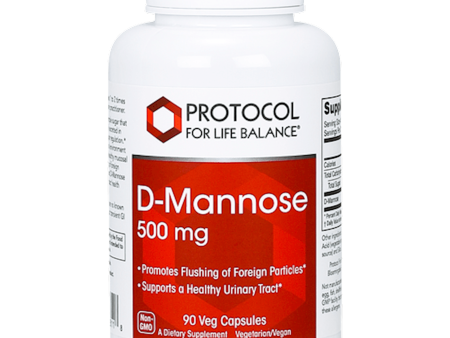 D-Mannose 500mg 90 vegcaps - Protocol For Life Balance Hot on Sale