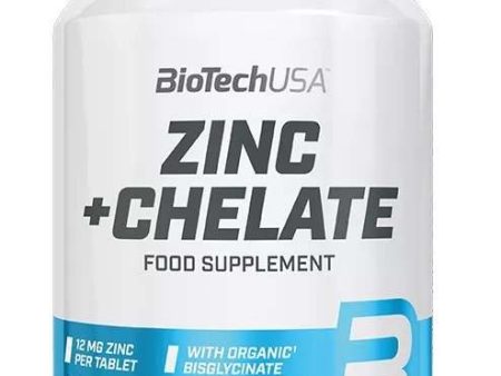 BioTechUSA Zinc + Chelate - 60 tablets Online now