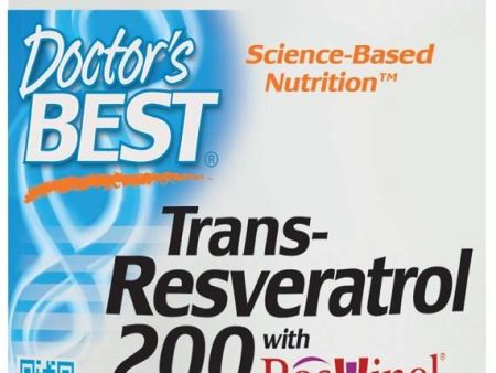 Doctor s Best Trans-Resveratrol with ResVinol, 200mg - 60 vcaps on Sale