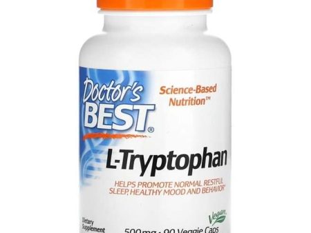 Doctor s Best L-Tryptophan, 500mg - 90 vcaps Online