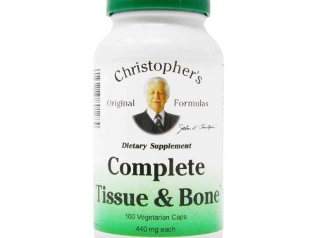 Complete Tissue & Bone, 100 Caps - Christopher s Original Formulas Online Hot Sale