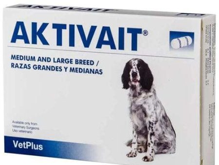 Aktivait Medium Large Dog Tablets Pack of 60 Discount