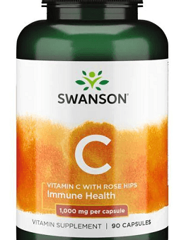 Vitamin C With Rose Hips 1,000mg (90 Capsules) - Swanson Online Sale