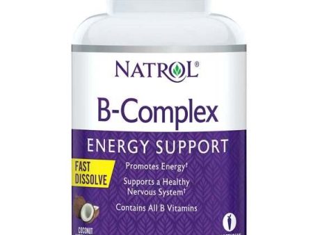 Natrol B-Complex Fast Dissolve, Coconut - 90 tablets Discount