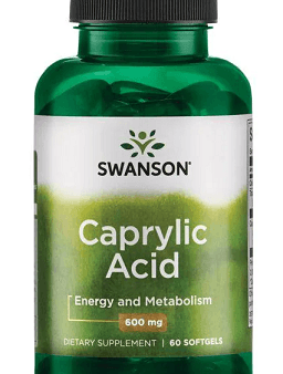 Caprylic Acid 600mg, 60 Softgels - Swanson Cheap