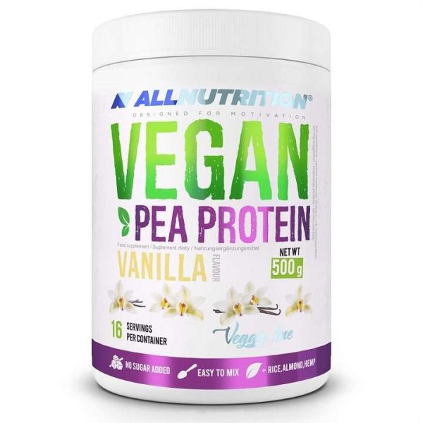 Allnutrition Vegan Pea Protein, Vanilla - 500 grams Online