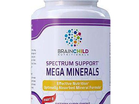 Spectrum Support Mega-Minerals 180 caps - BrainChild Nutritionals Online