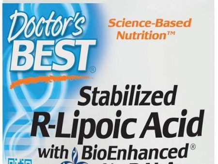 Doctor s Best Stabilized R-Lipoic Acid with BioEnhanced Na-RALA, 100mg - 60 vcaps Online Sale