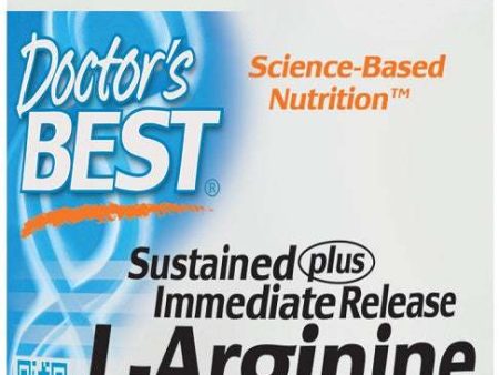 Doctor s Best L-Arginine - Sustained + Immediate Release, 500mg - 120 tablets For Sale