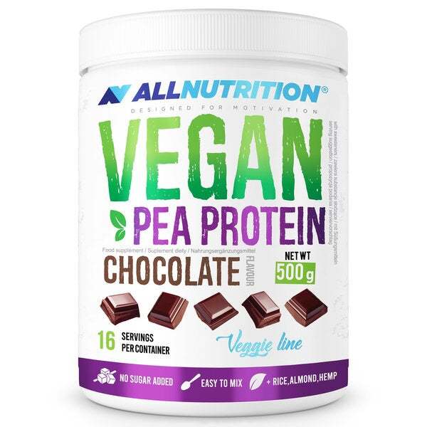 Allnutrition Vegan Pea Protein, Chocolate - 500 grams Fashion