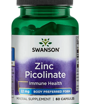 Zinc Picolinate 22 mg (60 Capsules) - Swanson Online now