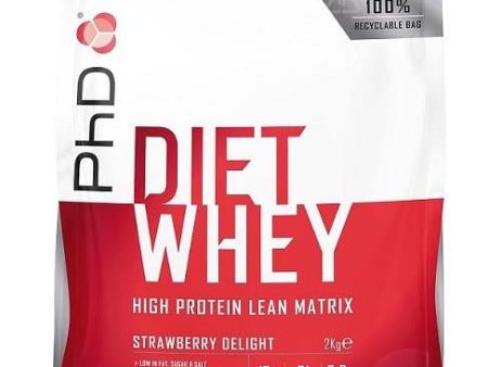 PhD Diet Whey, Strawberry Delight - 2000 grams Online Sale