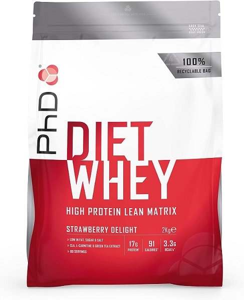 PhD Diet Whey, Strawberry Delight - 2000 grams Online Sale