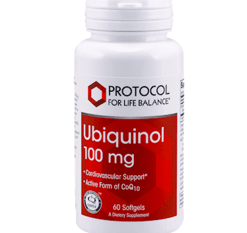 Ubiquinol 100mg 60 gels - Protocol For Life Balance For Sale