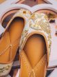 House of Pataudi Women Embellished Embroidered Mojaris Flats Fashion