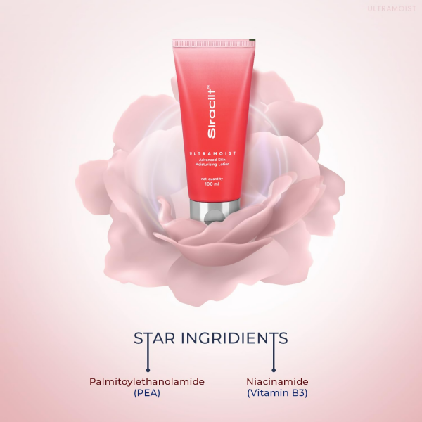 Siracilt-Ultramoist Lotion Advanced Skin Moisturiser With Pea And Niacinamide (Vitamin B3) Fashion