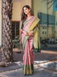 Sonakshi Women s Baby Pink Dharmavaram Silk Zari Woven Traditional Saree with Blouse Online