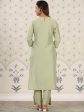 Ode by House of Pataudi Ethnic Motifs Embroidered Regular Kurta with Trousers & Dupatta Sale