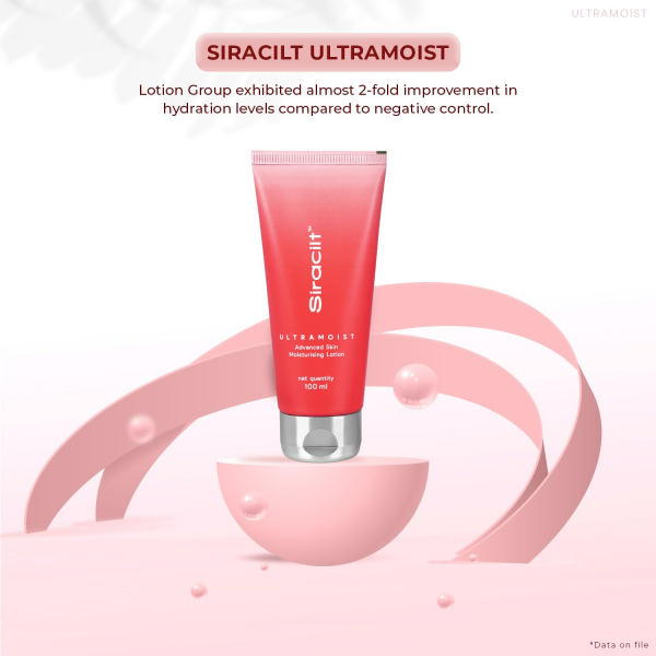 Siracilt-Ultramoist Lotion Advanced Skin Moisturiser With Pea And Niacinamide (Vitamin B3) Fashion