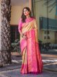 Sonakshi Women s Beige Dharmavaram Silk Zari Woven Traditional Saree with Blouse Discount