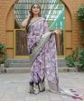 Vamsee Dhruvini Purple Georgette Saree on Sale