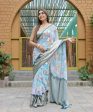 Vamsee Dhruvini Blue Georgette Saree For Discount