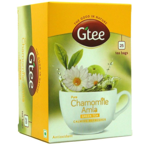 Gtee Chamomile Green Tea Bags for Stress Relief and Good Sleep Supply