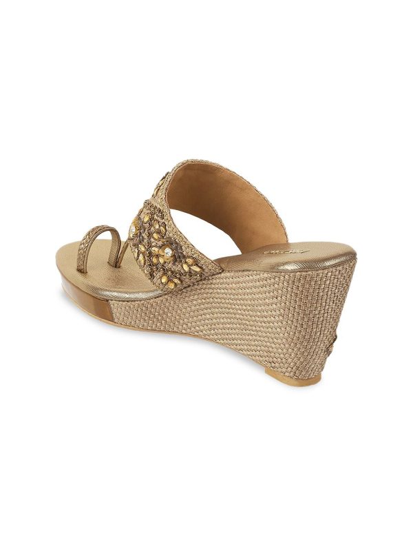 Metro Embellished Wedge Heels Discount