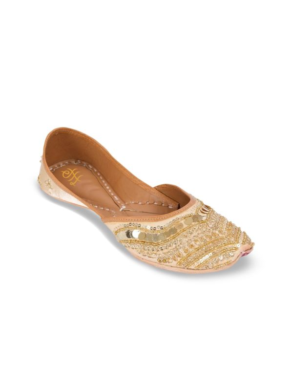 House of Pataudi Embellished Square Toe Velvet Majoris Fashion