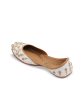 House of Pataudi Embroidered Slip-On Mojaris For Cheap