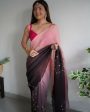 Vamsee Antara Brown Georgette Saree Online Sale