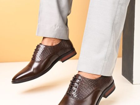 House of Pataudi Men Lace Up Formal Derbys Online Sale